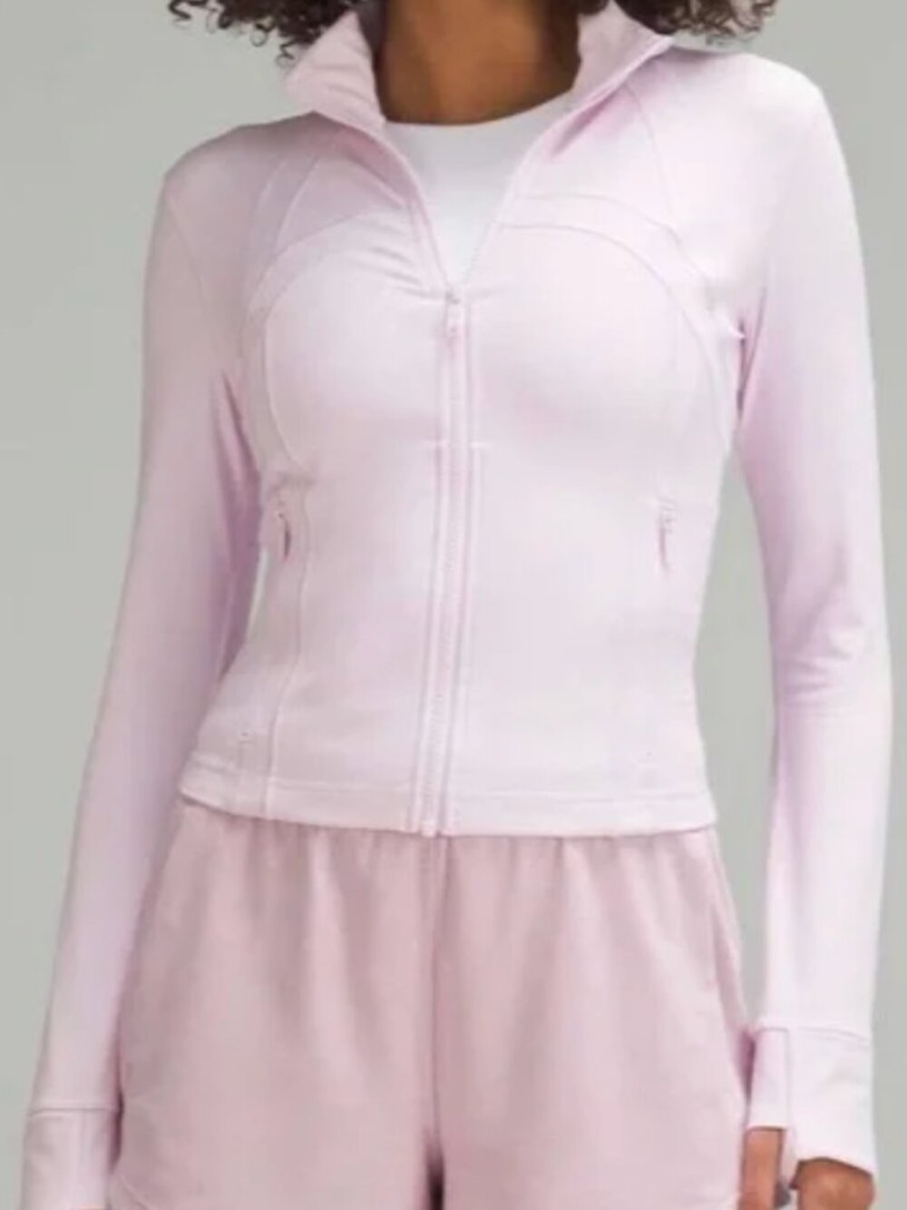 Lululemon Define Cropped Jacket *Nulu Size 4 in Meadowsweet Pink